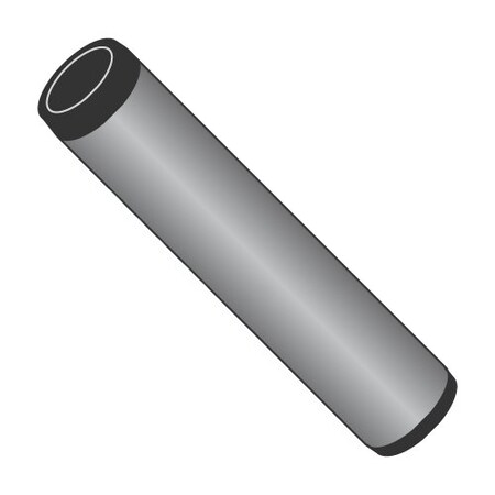 Newport Fasteners Dowel Pin, 3/8 in Nominal Dia, 5/8 in L, Steel, 40 PK 551314